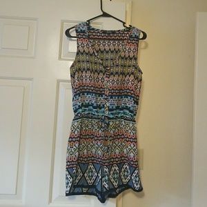 Cute, multi-colored romper